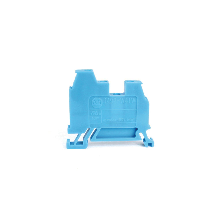 ALLEN BRADLEY 1492-W4-G 1492-W IEC TERMINAL BLOCK, SPACE-SAVER FEED-THROUGH BLOCKS, 4 MM (# 22 AWG - # 10 AWG) OR 2.5 MM (# 22 AWG - # 12 AWG), SINGLE-CIRCUIT TERMINAL BLOCK, ALLEN BRADLEY 1492-W4-G 1492-W IEC TERMINAL BLOCK, SPACE-SAVER FEED-THROUGH BLOCKS, 4 MM (# 22 AWG - # 10 AWG) OR 2.5 MM (# 22 AWG - # 12 AWG), SINGLE-CIRCUIT TERMINAL BLOCK,