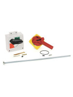 ALLEN BRADLEY 140U-L-RVM21R ROTARY, VARIABLE-DEPTH OPERATING MECHANISM 530MM, RED/YELLOW HANDLE L-FRAME
