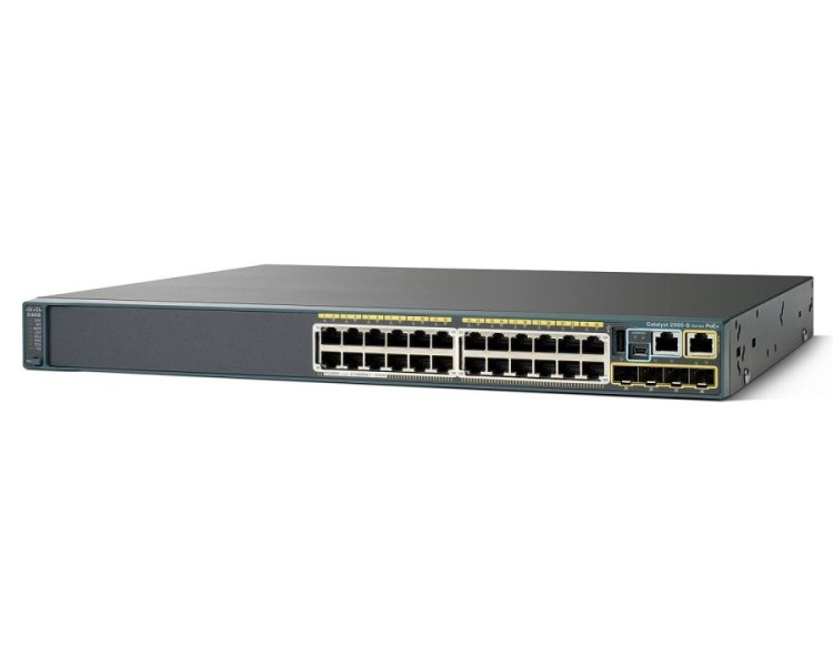 Catalyst 2960S 24 GigE PoE 370W, 4 x SFP LAN Base