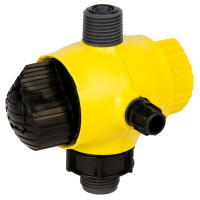 ACCUDYNE INDUSTRIES 25900 LMI 4-FUNCTION VALVE POLYPRO WITH 1/2 INCH TUBING CONNECTION