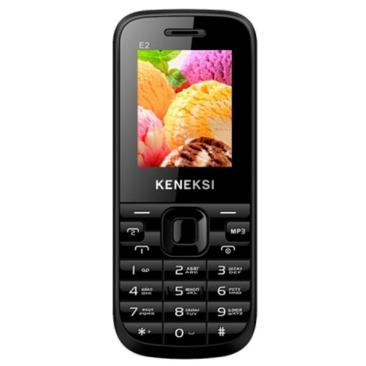 Мобильный телефон KENEKSI E2 black Мобильный телефон KENEKSI E2 black