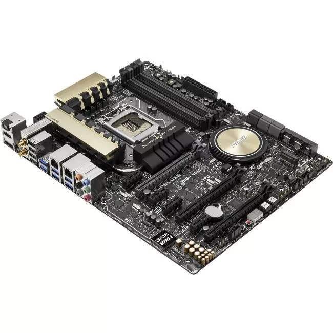 MB ASUS Z97-DELUXE(NFC-WLC) Z97 s1150 (Core™ i3/i5/i7), VGA(HDMI+DP+mDP), 4xDDR3(32Gb/1600) 3xPCIe 3.0/2.0 x16, 4xPCIe x1, 8xAudio, 2xGBL, WI-FI+BT, 4xSATAIII Raid, 1xM2.Socket, 2xSATAIII, 10xUSB3.0, 8xUSB2.0, 802.11ac, NFC, ATX MB ASUS Z97-DELUXE(NFC-WLC) Z97 s1150 (Core™ i3/i5/i7), VGA(HDMI+DP+mDP), 4xDDR3(32Gb/1600) 3xPCIe 3.0/2.0 x16, 4xPCIe x1, 8xAudio, 2xGBL, WI-FI+BT, 4xSATAIII Raid, 1xM2.Socket, 2xSATAIII, 10xUSB3.0, 8xUSB2.0, 802.11ac, NFC, ATX