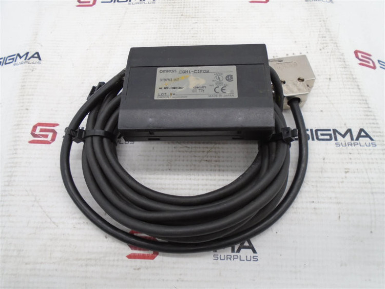 OMRON CQM1-CIF02  COMMUNICATION CABLE; LEADED PROCESS COMPATIBLE:NO; PEAK REFLOW COMPATIBLE (260 C):NO; JACKET COLOR:BLACK; CABLE LENGTH:3.3M; CONNECTOR TYPE B:PERIPHER