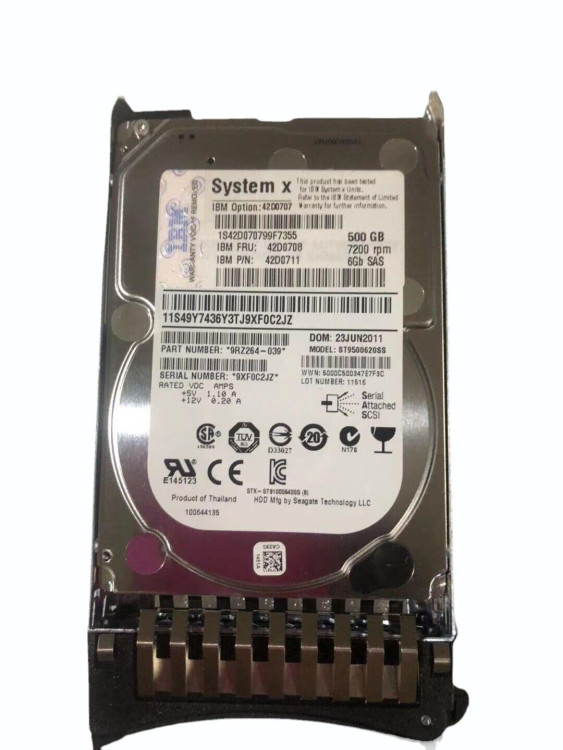 Винчестер IBM Express 500GB 7.2K 49Y6181 Винчестер IBM Express 500GB 7.2K 49Y6181