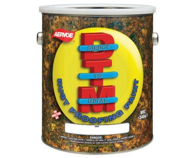 AERVOE INDUSTRIES 307G (PRICE/GA, 2GA/CA) SAFETY WHITE DTM PAINT 1GALLON