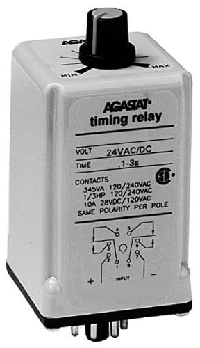 AGASTAT VMAXAA VOLTAGE MONITORING RELAY, DPDT, 120VAC; CONTACT CONFIGURATION:DPDT; POWER CONSUMPTION:4W; SUPPLY VOLTAGE MAX:120V AC; RELAY MOUNTING:QUICK CONNECT ; C AGASTAT VMAXAA VOLTAGE MONITORING RELAY, DPDT, 120VAC; CONTACT CONFIGURATION:DPDT; POWER CONSUMPTION:4W; SUPPLY VOLTAGE MAX:120V AC; RELAY MOUNTING:QUICK CONNECT ; C