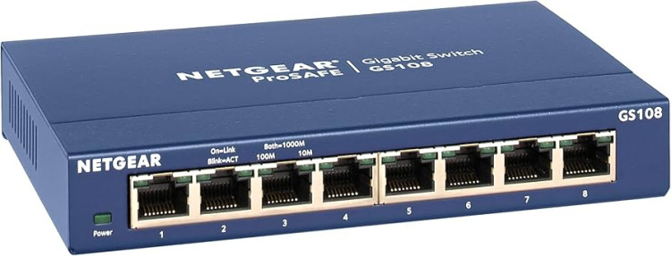 Коммутатор NETGEAR 8-port 10-100-1000 Коммутатор NETGEAR 8-port 10-100-1000