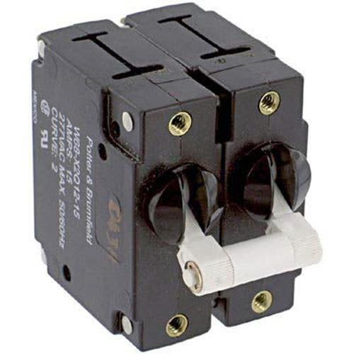 CIRCUIT BREAKER, HYD-MAG, 2P, 277V, 15A; INPUT VOLTAGE VAC:277V; NO. OF POLES:2; CURRENT RATING:15A; INTERRUPTING CAPACITY:5KA; DIELECTRIC STRENGTH:1. CIRCUIT BREAKER, HYD-MAG, 2P, 277V, 15A; INPUT VOLTAGE VAC:277V; NO. OF POLES:2; CURRENT RATING:15A; INTERRUPTING CAPACITY:5KA; DIELECTRIC STRENGTH:1.