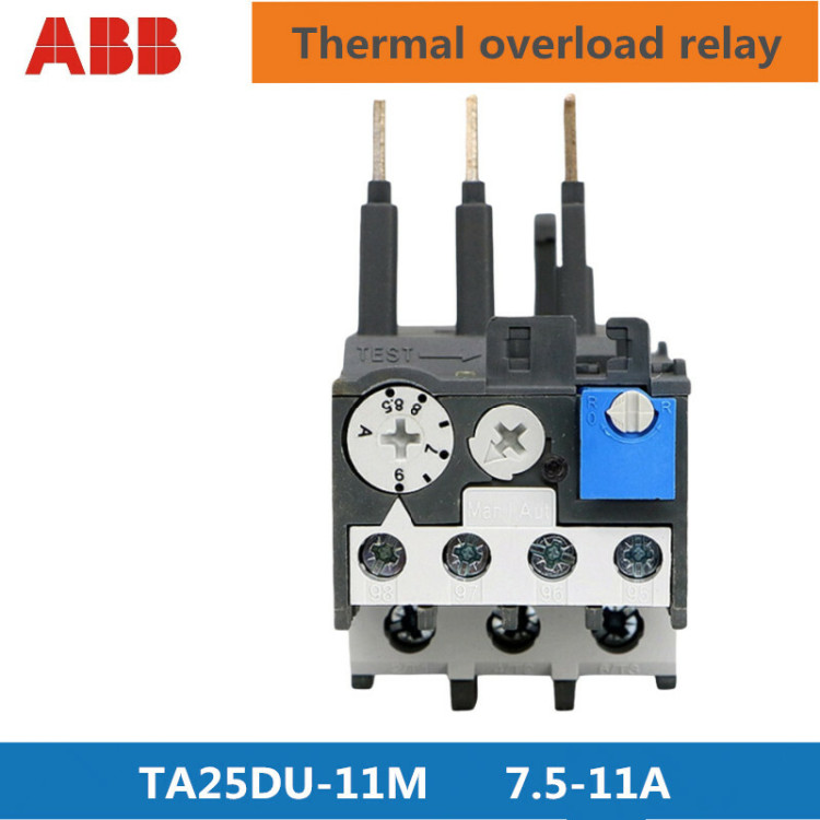ABB TA25DU-11 THERMAL OVERLOAD RELAY 7.5-11AMP ABB TA25DU-11 THERMAL OVERLOAD RELAY 7.5-11AMP