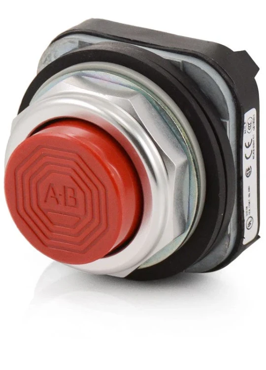 ALLEN BRADLEY 800T-B6M PUSHBUTTON RED MOMT EXTENDED HEAD 1NO/1NC CONTACT ALLEN BRADLEY 800T-B6M PUSHBUTTON RED MOMT EXTENDED HEAD 1NO/1NC CONTACT