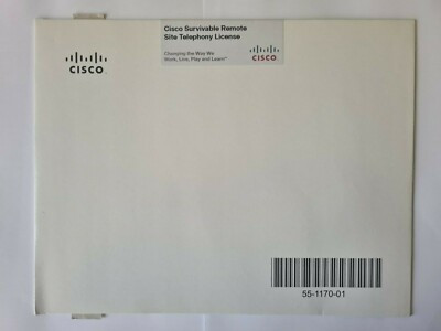 Cisco Survivable Remote Site Telephony License Cisco Survivable Remote Site Telephony License