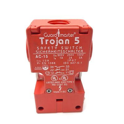 ALLEN BRADLEY 11090 SAFETY ACTUATOR TROJAN 5 STANDARD 2NC/1NO BBM