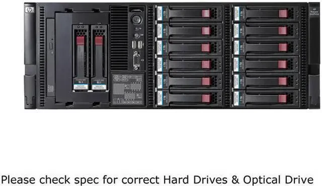 Proliant DL370R06 E5645 Rack(4U)/Xeon6C 2.4 GHz(12Mb)/3x2GbR2D/P410iwBBWC(512Mb/RAID(5+0/5/1+0/1/0)/noHDD(8/24up)SFF)/DVD/iLO2std/4xGEth/3xFan/1xRPS750HE