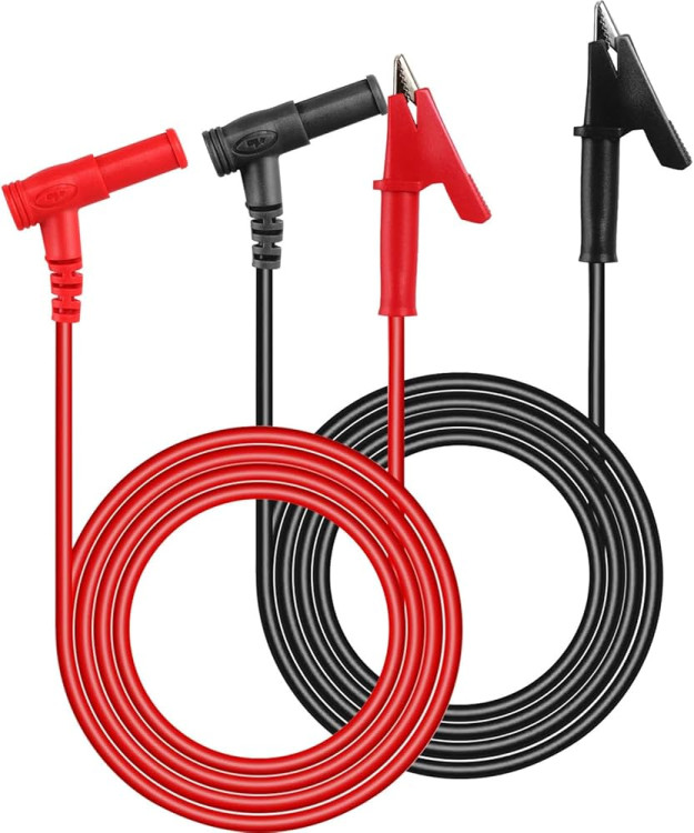 CONNECTOR ASSEMBLIES, LEAD SET TEST; CABLE LENGTH:48"; CONNECTOR TYPE A:ALLIGATOR CLIP; CONNECTOR TYPE B:ALLIGATOR CLIP; LEAD LENGTH:48"; TEST CONNECT