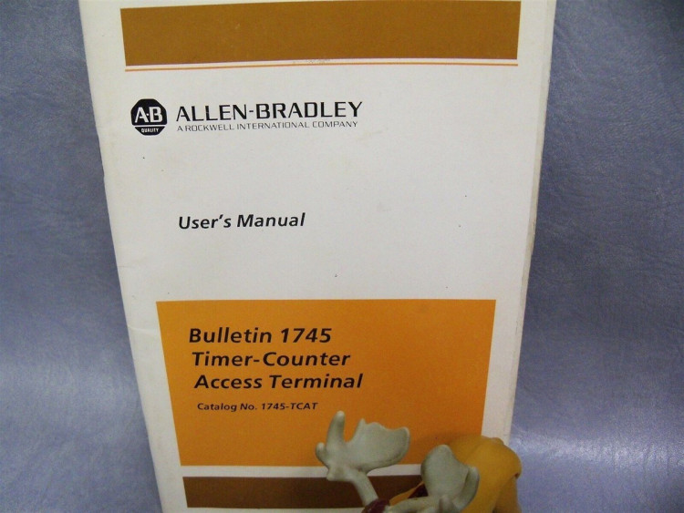 ALLEN BRADLEY 1745-850 USER MANUAL BULLETIN 1745 TIMER-COUNTER ACC ALLEN BRADLEY 1745-850 USER MANUAL BULLETIN 1745 TIMER-COUNTER ACC