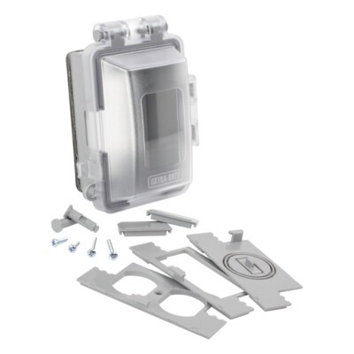 COVER WEATHERPROOF 15W CLEAR BUBBLE PLATE COVER WEATHERPROOF 15W CLEAR BUBBLE PLATE