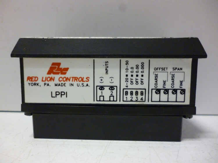RED LION CONTROLS LPPI0000 PROCESS INDICATOR 4-20MA/10-50MA 9MM LCD DISPLAY RED LION CONTROLS LPPI0000 PROCESS INDICATOR 4-20MA/10-50MA 9MM LCD DISPLAY