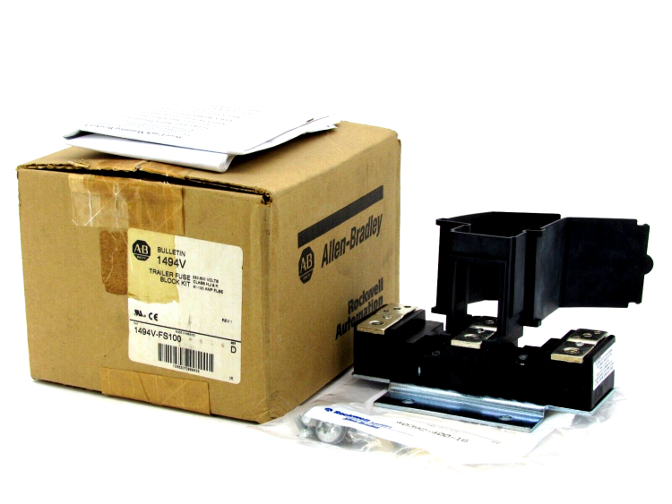 ALLEN BRADLEY 1494V-FS100 FUSE BLOCK KIT 100AMP FOR DISCONNECT TRAILER 600V ALLEN BRADLEY 1494V-FS100 FUSE BLOCK KIT 100AMP FOR DISCONNECT TRAILER 600V