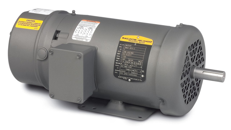 BALDOR BM3615T  MOTOR 5HP 1725RPM 3PH 60HZ 184T BRAKE 3634M