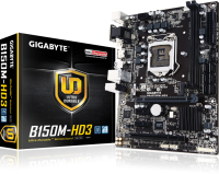 MB Gigabyte GA-B150M-HD3 DDR3 LGA1151 Intel B150 2xDDR3 mATX AC`97 8ch(7.1) GbLAN+VG