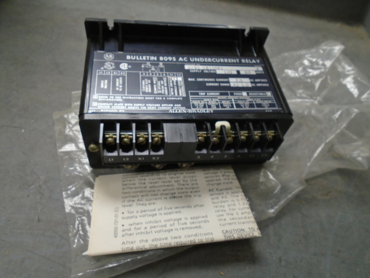 ALLEN BRADLEY 809S-CB100A1 SOLID STATE AC CURRENT RELAY NEMA OPEN TYPE 120VAC ALLEN BRADLEY 809S-CB100A1 SOLID STATE AC CURRENT RELAY NEMA OPEN TYPE 120VAC
