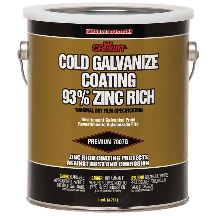 AERVOE INDUSTRIES 7007VG (PRICE/GA) LOW VOC COLD GALV <100G/L. AERVOE INDUSTRIES 7007VG (PRICE/GA) LOW VOC COLD GALV <100G/L.