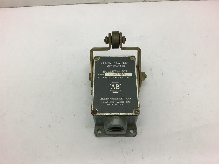 ALLEN BRADLEY 801-ASA15 LIMIT SWITCH 600AC ALLEN BRADLEY 801-ASA15 LIMIT SWITCH 600AC