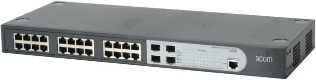 3COM 3CBLSG24 ETHERNET SWITCH 24PORT 1000BT 3COM 3CBLSG24 ETHERNET SWITCH 24PORT 1000BT
