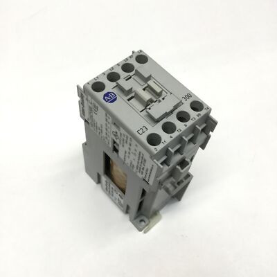 ALLEN BRADLEY 100-C23DJ300 CONTACTOR, SCREW TERMINALS, 11KW/400V, COIL 2 TERMINALS, COIL TERMINALS AT LINE SIDE, CONTROL VOLTAGE 24V DC WITH DIODE, 3 N.O. + 1 N.C. MAIN POLES, SINGEL PACK