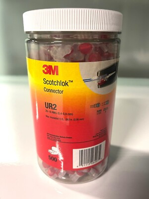 3M 80-6111-5059-2 TAP CONNECTOR RED 19-26AWG UR 3M 80-6111-5059-2 TAP CONNECTOR RED 19-26AWG UR