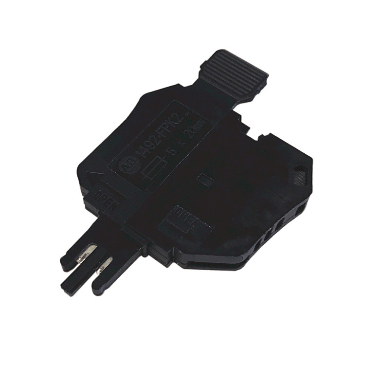 ALLEN BRADLEY 1492-FPK2 1492 FUSE PLUGS, FUSE PLUG WITHOUT BLOWN FUSE INDICATION, BLACK ALLEN BRADLEY 1492-FPK2 1492 FUSE PLUGS, FUSE PLUG WITHOUT BLOWN FUSE INDICATION, BLACK