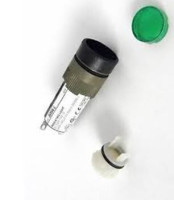 ALLEN BRADLEY 800A-L2AG24C PILOT LIGHT, STAB TYPE TERMINATION, EXTENDED HEAD, ROUND BEZEL, GREEN, INCANDESCENT, 24V AC/DC, FACTORY ASSEMBLY