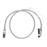 ALLEN BRADLEY 1492-ACABLE025TC PRE-WIRED CABLE FOR ANALOG I/O MODULES, CABLE TYPE TC, 5 TWISTED PAIR, 22 AWG, W/ 1746-TBCH CONNECTOR, 2.5 METER (8.2 FEET)