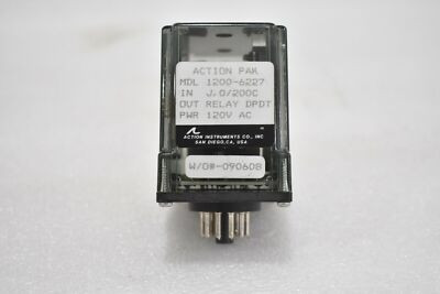ACTION INSTRUMENTS 1200-6298 RELAY DPDT 120V 11PIN