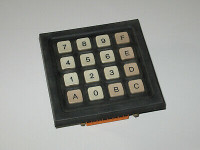 GROUPE SCHNEIDER XBL-C1016R315 OPERATOR KEYPAD 16 KEY 24VDC 4INCH SQUARE