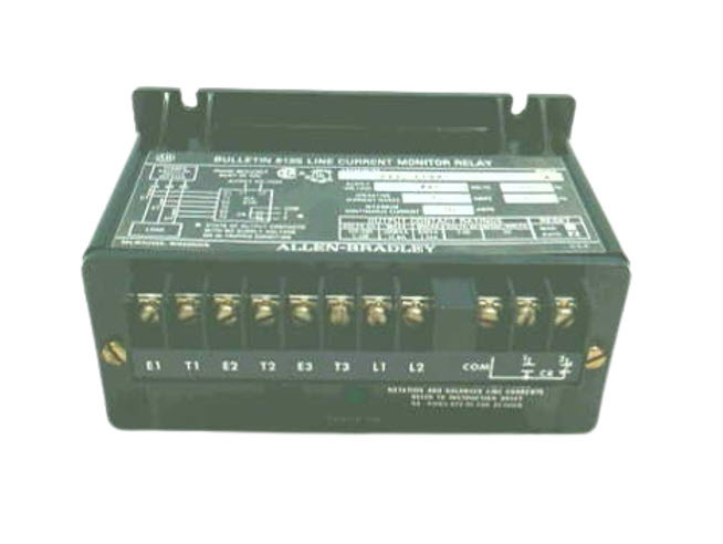 ALLEN BRADLEY 813S-COBA SOLID-STATE LINE CURRENT MONITOR RELAY, 480V 60HZ ALLEN BRADLEY 813S-COBA SOLID-STATE LINE CURRENT MONITOR RELAY, 480V 60HZ