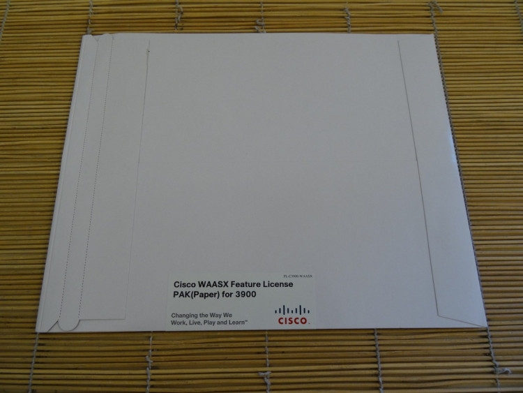 WAASX Feature License PAK(Paper) for 3900 WAASX Feature License PAK(Paper) for 3900
