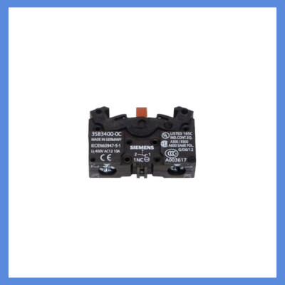 SIEMENS 3SB3-400-0C  SWITCHING ELEMENT WITH 1 SWITCHING ELEMENT, 1NC, SCREW CONNECTION, FOR FRONT PANEL MOUNTING
