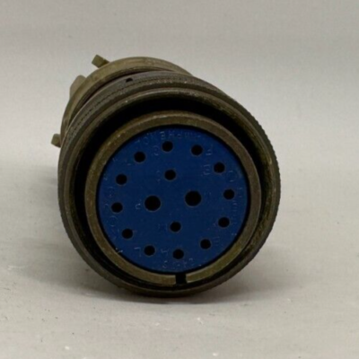 AMPHENOL MS3106A24-7S CIRCULAR CONNECTOR PLUG SIZE 24, 16POS, CABLE; CONNECTOR TYPE:CIRCULAR MILITARY; CONNECTOR BODY MATERIAL:ALUMINIUM ALLOY; GENDER:PLUG; CONTACT GENDER: AMPHENOL MS3106A24-7S CIRCULAR CONNECTOR PLUG SIZE 24, 16POS, CABLE; CONNECTOR TYPE:CIRCULAR MILITARY; CONNECTOR BODY MATERIAL:ALUMINIUM ALLOY; GENDER:PLUG; CONTACT GENDER: