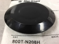 ALLEN BRADLEY 800T-N208H NON-ILLUM. PUSH-PULL JUMBO CAP,BLACK
