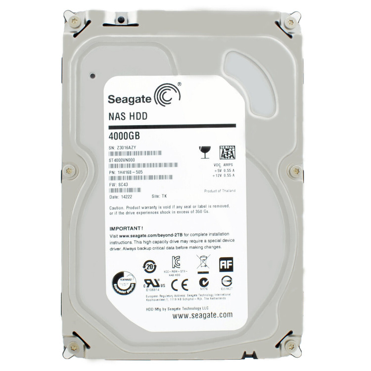 HDD 4Tb Seagate SATA-3 5900 rpm 64Mb 3,5" ST4000VN000 HDD 4Tb Seagate SATA-3 5900 rpm 64Mb 3,5" ST4000VN000