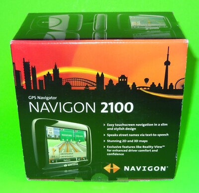 Navigon 2100 GPS - 3.5" Touch Screen; Text-To-Speech; SD Card Slot; Reality View (Refurbished) Navigon 2100 GPS - 3.5" Touch Screen; Text-To-Speech; SD Card Slot; Reality View (Refurbished)