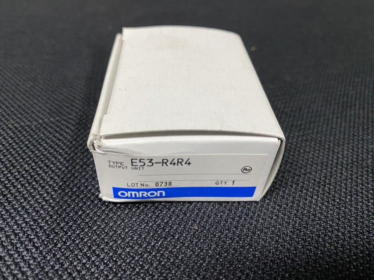 OMRON E53-R4R4 OUTPUT CONTROL UNIT; ACCESSORY TYPE:RELAY; CONTROLLER OUTPUT TYPE 1:RELAY; CONTACT RATING:5 A, 250VAC; SUPPLY VOLTAGE MIN:100VAC; OUTPUT TYPE:RELAY; T OMRON E53-R4R4 OUTPUT CONTROL UNIT; ACCESSORY TYPE:RELAY; CONTROLLER OUTPUT TYPE 1:RELAY; CONTACT RATING:5 A, 250VAC; SUPPLY VOLTAGE MIN:100VAC; OUTPUT TYPE:RELAY; T
