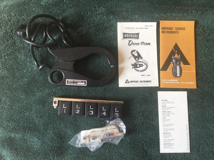 AMPROBE A50-1 CURRENT TRANSFORMER CLAMP 60-1200AMP AMPROBE A50-1 CURRENT TRANSFORMER CLAMP 60-1200AMP