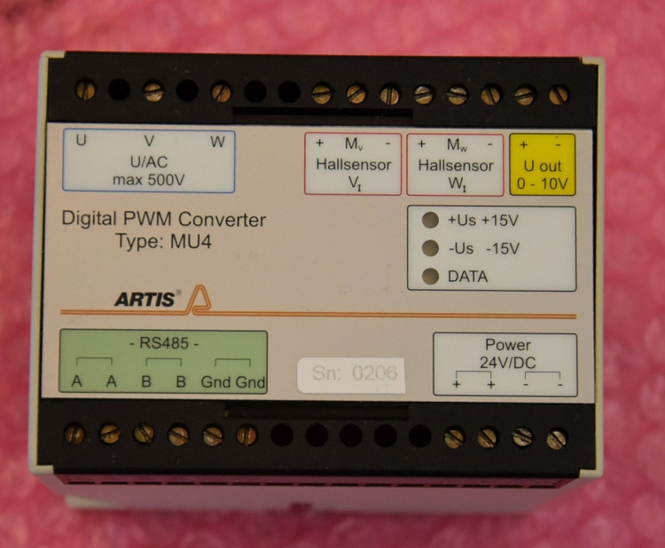 ARTIS 1203114 DIGITAL PULSE-WIDTH MODULATION CONVERTER 24VDC