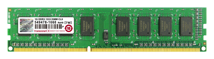 Memory module JM1333KLU-1G (DDR3 1333 DIMM 9-9-9)