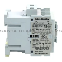 ALLEN BRADLEY 100-C12KD10 CONTACTOR, SCREW TERMINALS, 5.5KW/400V, COIL 2 TERMINALS, COIL TERMINALS AT LINE SIDE, CONTROL VOLTAGE 110V 50/60HZ, 1 N.O. AUXILIARY CONTACT, SINGEL PACK