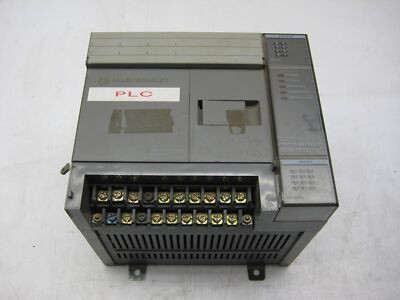 ALLEN BRADLEY 1747-L20F PLC 12VDC SINK IN W/HSC & 8 RELAY OUT DC LINE