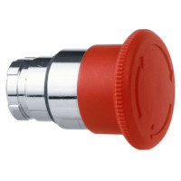 GROUPE SCHNEIDER ZB2-BS54 PUSHBUTTON TURN/RELEASE RED 40MM MUSHROOM METAL