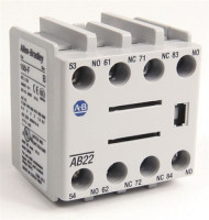 ALLEN BRADLEY 100-FAB22 AUXILIARY CONTACT BLOCK FRONT MOUNTING 2NO/2NC
